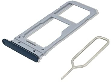 Eonpam Tiroir Carte SIM pour (Samsung Galaxy S8) Support Qualité d'origine Remplacement Plateau Memory SD Slot Carte SIM avec Aiguille SIM(Noir)