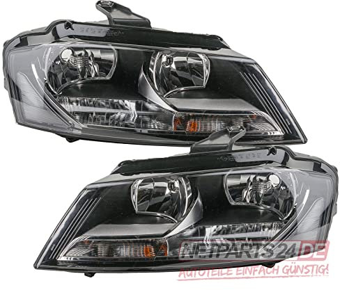 Johns - Jeu de phares compatibles avec les phares Audi A3 8P à partir de 08/2008 - En pair H7/H7 gauche droite