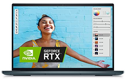Dell Inspiron 7620 16 Plus 16 3K Laptop, Intel Core i7-12700H, 16GB RAM, 1TB SSD, NVIDIA GeForce RTX 3060 6GB, Backlit Keyboard, Fingerprint Reader, Windows 11 Home (Dark Green)