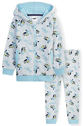 BlueY Jogginganzug Kinder Mädchen Trainingsanzug Kapuzenpullover und Jogginghose Set