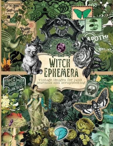 Witch Ephemera: vintage images for junk journals and scrapbooking