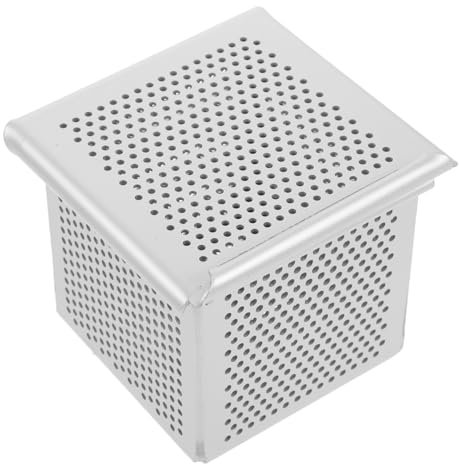 OFFSCH Mini Loaf Tin Mold Square Baking Tin Aluminum Alloy Bread Mold Loaf Pan Lid Toast Bread Box Home Use