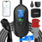AFYEEV Mobile Wallbox 11kW, Typ 2 Ladekabel CEE Stecker, 3-Phasig, 7M, 6-16A,Tragbares EV-Ladegerät und Mobile Wallbox Ladestation für IEC 62196-2