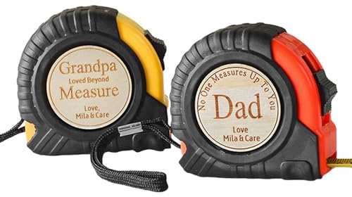 Mètre Ruban Personnalisé Gravé For Papa, «Personne Ne Mesure», Cadeau Personnalisé For Papa, Grand-père, Menuisier, Fête Des Pères, Remise De Diplôme, Mari