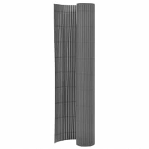 Tidyard Clôture de Jardin Double Face 110x400 cm Gris Clôture de Jardin Décorative Protection pour Plantes, Extérieur, Cour Arrière