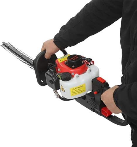 Tagliasiepi Elettrico Da 22,5 Cc, Tagliasiepi A Benzina Con Motore A 2 Tempi | Lame Da 60 Cm | Potatura Di Siepi, Cespugli E Arbusti