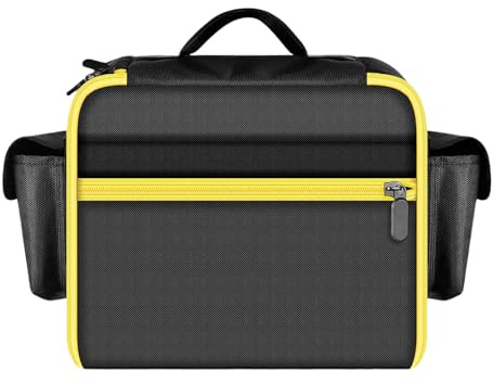 Cordless Tool Storage Holder Organizers Protective Case for 20V Tire Inflator with Pocket Air Compressor Carrying Bag Anti Scratch Tool Bag