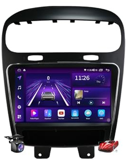 M6 plus 1,Android 15 Autoradio Stereo con 4G WiFi Carplay Android Auto per Journey 2011-2019 Upgrade Touchscreen GPS Navi 9 Pollici Tablet Lettore MP5 Multimediale FM BT Receiver
