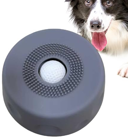 Slow Feeding Dog Bowl- 17.4x5.7cm Slow Feeder Dog Bowls For Liquid Treat | Bone Broth Dogs Lick Bowl | Anti-Choking Pet Liquid Treats Dispenser | Lick Sphere Pet For Yogurt Dietary Supplement