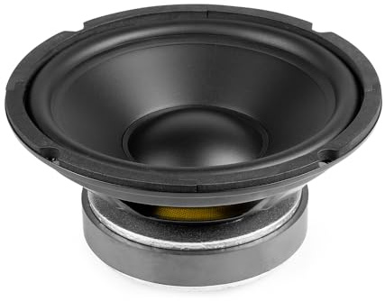 Fenton WPP20 - Einbaulautsprecher HiFi Tieftöner Bass Lautsprecher, 20cm, PP-Membran Chassis Ersatz Basslautsprecher, 100 Watt - 8 Ohm Tieftöner - 8 Membranlautsprecher, Ersatzspeaker