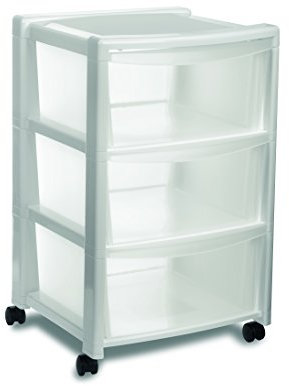 Stefanplast Cassettiera 3 cassetti, cm 40x40x63h