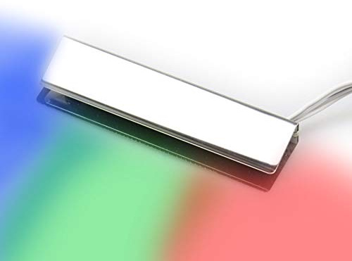 kalb Material für Möbel LED RGB Glaskantenbeleuchtung Glasbodenbeleuchtung Vitrinenbeleuchtung Clip Glas, Auswahl:10er SET