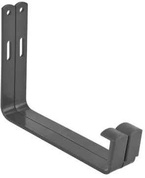 ELHO 521511842500 Wandhalter barcelona aus metall, grau | L 1.6 x B 2 x H 14.8 cm | für den Außenbereich