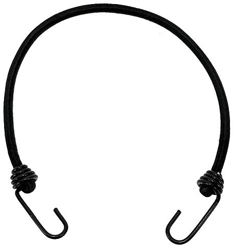 4 STK. Spanngurt Spanngummi Ø 8 mm x 60 cm, Schwarz, stabil ummantelt