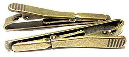 3 Pcs Mens Tie Clips 2.1 Inch Metal Tie Bar Clip Tie Tack Accessories for Anniversaries, Wedding and Business