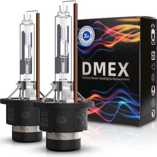 DMEX D2R 35W 4300K Warm White Xenon HID Headlight Bulbs 85126UB 66250 85126WX Replacement - 2pcs(NOT fit Halogen Headlight Bulb)
