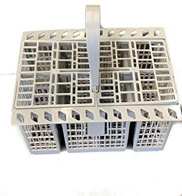 Quailitas Replacement Cutlery Basket – Foldable Handle, Dishwasher Basket Compatible w/ Hotpoint FDAL28, FDF780, FDF784, FDF570, FDL570, Wide Compartments