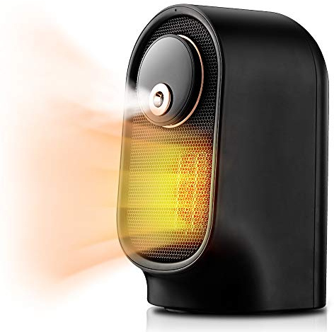 Black+Decker Portable Electric Heater with Humidifier Function, Fast Heating with Widespread Oscillation, Multi-protection, for Office Desk Bedroom Indoor Use