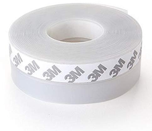 Draft Excluder for Doors Draught Excluder Door Seal Strip 10m Window Tape Self Adhesive Weather Stripping Transparent Silicone Door Bottom Seal Strip Tape for Doors Windproof Dust Proof Soundproof