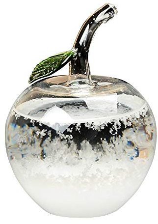 TIEMORE Cristal De Tormenta, Predictor del Tiempo, Cristal De Estaciones Meteorológicas, Botella De Pronóstico del Tiempo, Barómetro Líquido Decoración De Escritorio para Regalo De Oficina En Casa