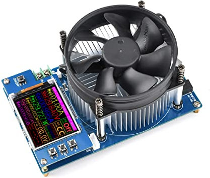 DC USB Tester Electronic Load, 12V 150W Intelligent Battery Discharge Capacity Tester Battery Capacity Monitor Charge Power Meter Supply