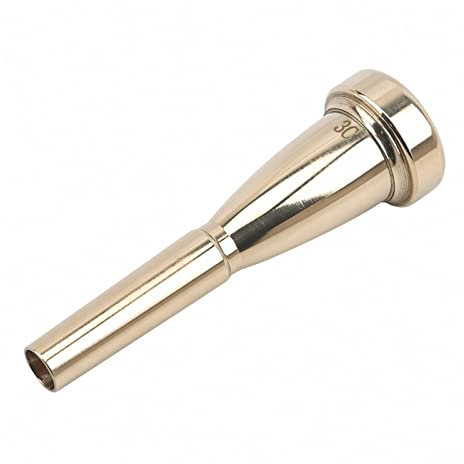 VSOLS Professionelles Trompetenmundstück 3c/5c/7c Größe for Anfänger musikalische Trompetenzubehör oder Fingerübungen (Color : Gold7C)