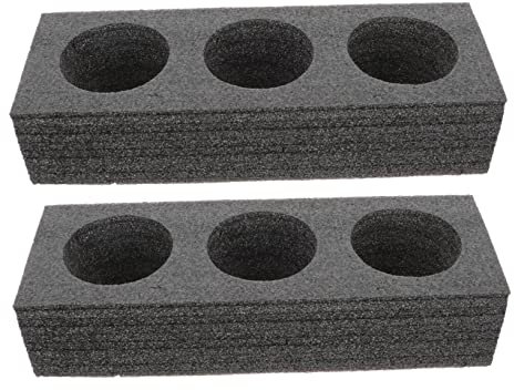 HEASOME 2 Stück Milchtee-Getränkebecherhalter Autozubehör Schaumstoff Kaffeetassen Outdoor-Werkzeuge Getränketräger Verpackungstabletts Café-Takeout-Halter
