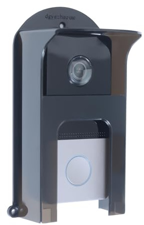 Rain Cover Bell, Plastic Video Doorbell Rain Protection, Doorbell Cover, Weather Protection, Anti-Glare Protection, Suitable for Ring Doorbells and Code Lock Front Door (B)