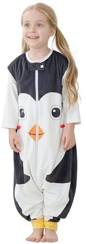 COOKY.D Schwarzer Vogel Babyschlafsack Schlafanzug,3-5 Jahre