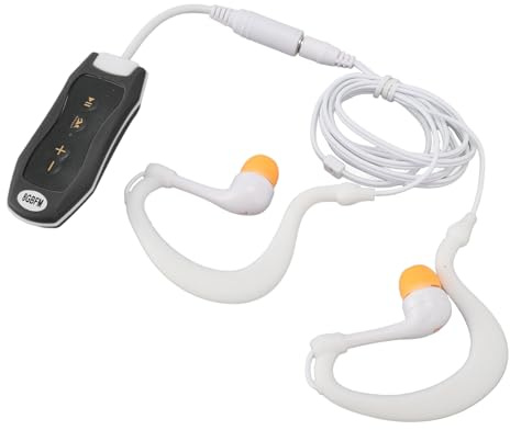 Lettore MP3 Impermeabile per Nuoto, Lettore Musicale Ricaricabile Impermeabile IPX8 con Auricolare Impermeabile, 8 GB per 2.000 Canzoni per Sci, Immersione Nelle Sorgenti Calde,