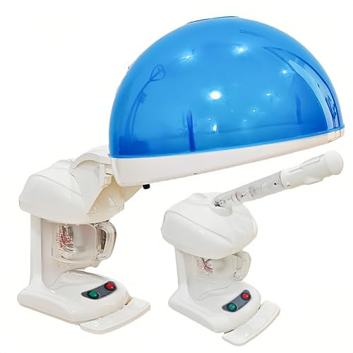 Sanqiao 2 in 1 Facial Steamer and Hair Steamer, Tabletop Portable Ozone Steamer for Spa Salon Home