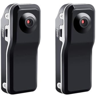 Faeymth Fotocamera Mini DV MD80 Portatile con Registrazione Audio e Video per Escursioni All'Aperto e