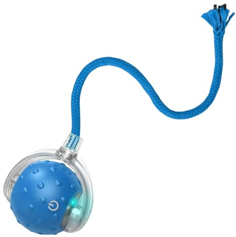 Jouet Interactif et Intelligent pour Chat – Balle Lumineuse Automatique avec Activation au Toucher, Sons d’Oiseaux, Queue, Évitement d’Obstacles | Magic Ball Chat pour Stimuler les Instincts de Chasse