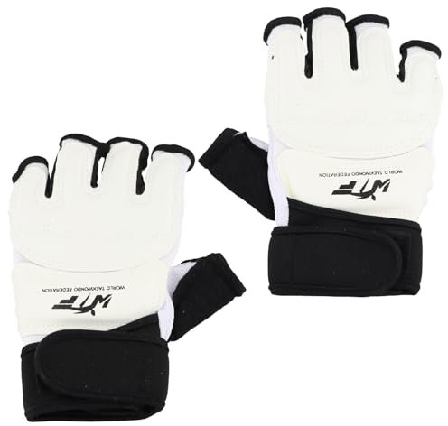 MMA Gants d'entraînement,Gants de Karaté Taekwondo pour Hommes et Femmes, Gant de Boxe,Mitaines Boxe Grappling Sparring, Cuir, Protection Poignet Main, pour Enfants & Adultes