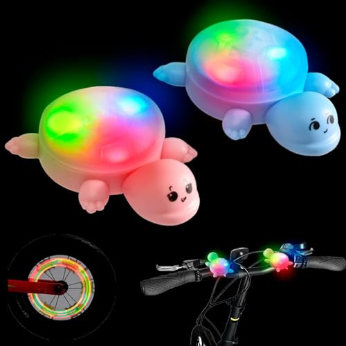 Begonia Lot de 2 lumières d'avertissement LED étanches IPX5 avec 3 modes d'éclairage pour trottinette, bâton de randonnée, sac à dos, poussette, scooter, animal de compagnie (avec batterie CR2032)