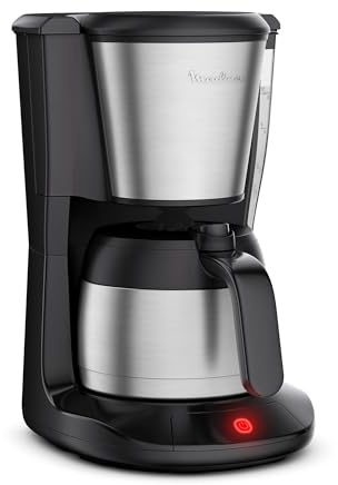 Moulinex Subito, Cafetière filtre avec verseuse isotherme, Capacité de 0,9L, 12tasses, FT5S0DE0