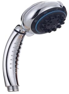 WHAMVOX Head Design with Handheld Adjustable and Multi-Function Shower Six Built-in Water Modes, Abs Material Comfortable for Anti-Slip Grip Filter Cleaning Bathroom Cloth Diaper