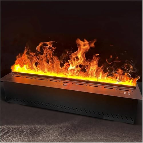 Fireplaces, Electric Fireplace, Decorative Fireplace Insert, Water Vapor Fireplace with 3D Atomizing Flame, Ultra-Thin 3mm Top Plate,80cm/31.4in