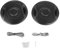 2Pcs Car Speakers,4 inch 250W Black Front/Rear Door Trunk Coaxial Audio Speaker TS-G1041R