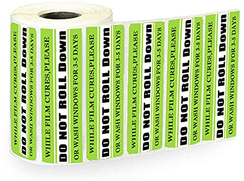 5x1 inch DO NOT ROLL Down Warning Stickers Labels,Do Not Roll Down Text Caution Labels for Car Window Switch Tape Warning (500 Pcs)
