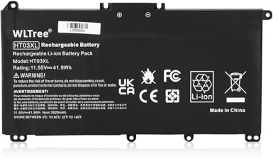 WLTree Batterie HT03XL L11119-855 pour HP Pavilion 14-CD 14-CE 14-CF 14-CK 14-cm 14Q-CS 14Q-CY 14S-CF 14S-CR 15-CS 15-DA 15-DB 15-DW 15G-DR 17-by 17-CA L11421-542/2C2 HSTNN-LB8M HSTNN-DB8R Battery