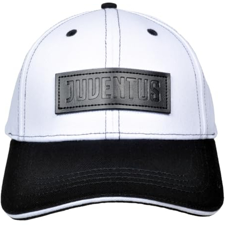Juventus Cappello Baseball Adulto Bicolore con Logo in Pelle, Prodotto Ufficiale 133194 Juve
