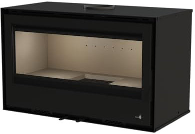 TERMOFOC - Inserto Camino a Legna Ventilato Modello LAGOS C895 da 9 kW