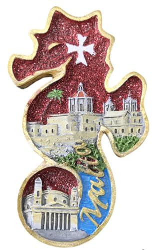 Magnete 3D da frigorifero con souvenir di Malta