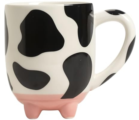 Bonita taza de café de – Taza de café de cerámica de | Novedosas tazas de animales 3D | Taza de té impresa | Taza de cerámica hecha a mano de 430 ml resistente a altas temperaturas con