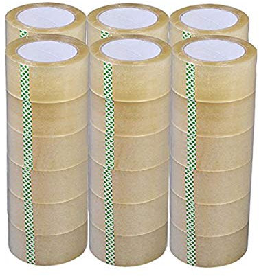PARTYSAVING APL1256, 36 Rollen, 5,1 cm x 110 m, transparent, für Verpackungen, Versand, Lagerung, Verpackung, Verpackung, Verpackung, 36 Rollen