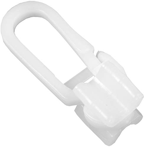 Bestlivings 50 Stück X-Gleiter 9,5mm für Vorhangschiene, Universal Gardinenrollen Innenlaufrollen für alle gängigen Gardinenschienen