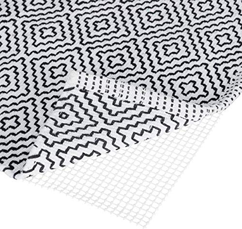 Relaxdays Sottotappeto Antiscivolo, Rete Blocca Tappeto & Passatoia, per Corridoio,Bagno & Salotto,LxP 100x120 cm,crema