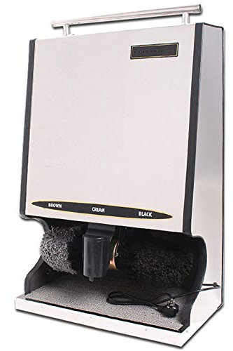 Cireuse De Chaussure Induction Automatique Cireuse De Chaussure, Machine Automatique À Induction, Brush, Chaussures Polisseuse Convient Pour Hôtels, Bâtiments Commerciaux, Les Banques, Etc.,G1 silver