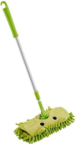 PiniceCore Kinder Mopp-Besen-Set Baby-Mini Fegen Hausreinigung Spielzeug Set Extensible Tablet Drag Pretend Play-Spielzeug